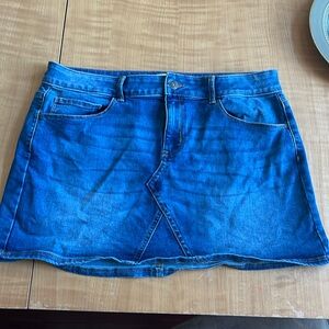 Sonoma Juniors Size 18 Plus Denim Skirt